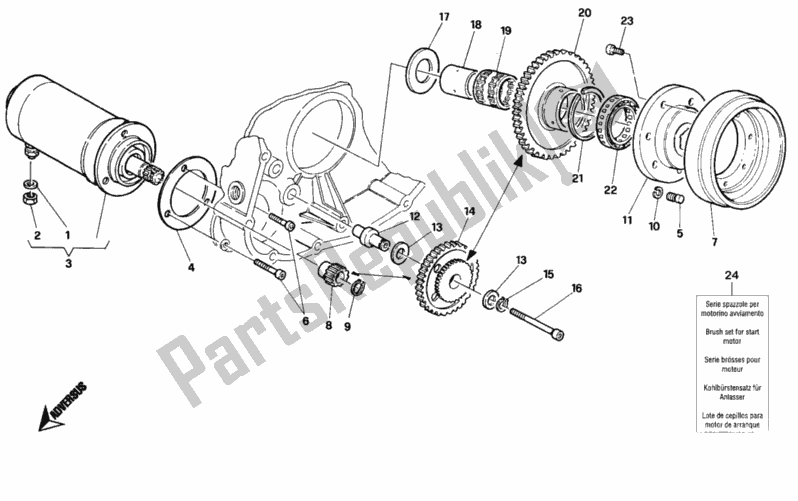 Todas las partes para Generador - Motor De Arranque de Ducati Superbike 748 1997