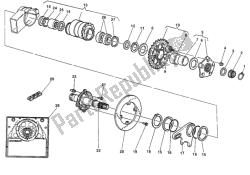 HUB, REAR WHEEL