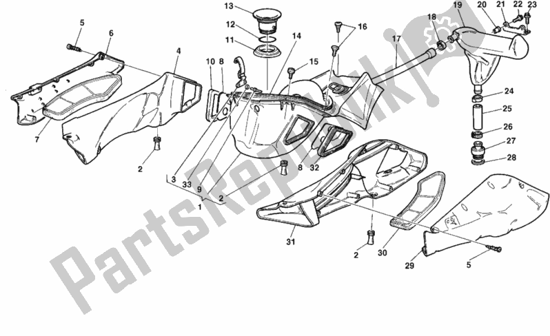 Toutes les pièces pour le Admission du Ducati Superbike 748 1999