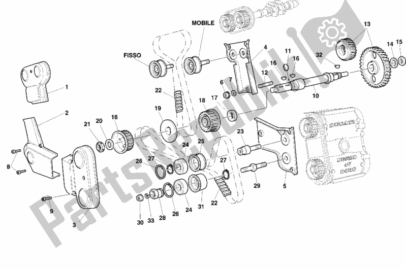 Todas las partes para Correa Dentada de Ducati Superbike 748 1999