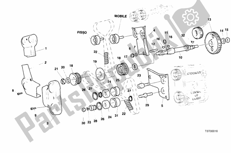 Todas las partes para Correa Dentada de Ducati Superbike 748 2000