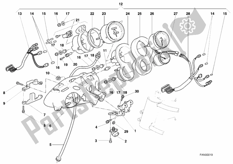 Tutte le parti per il Metro del Ducati Superbike 748 2001