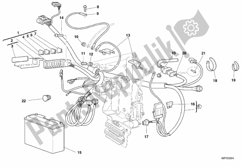 Todas las partes para Arnés De Cableado de Ducati Superbike 748 2001