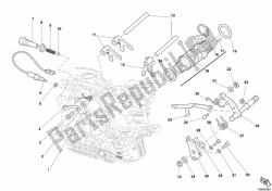 came de changement de vitesse - fourche