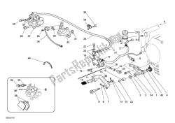 Rear brake system