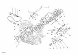 came de changement de vitesse - fourche