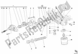 pompa dell'olio - filtro