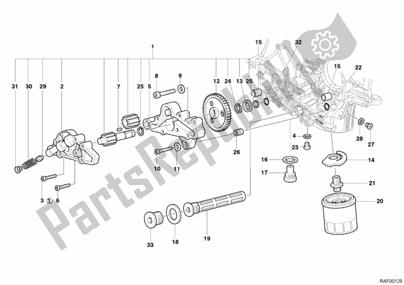 Todas las partes para Bomba De Aceite - Filtro de Ducati Superbike 749 2003