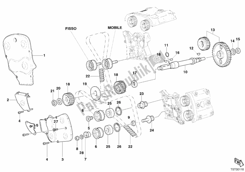 Todas las partes para Correa Dentada de Ducati Superbike 749 2003
