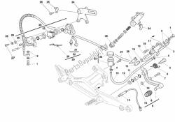 Rear brake system