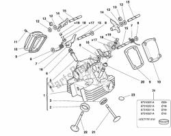 Vertical cylinder head