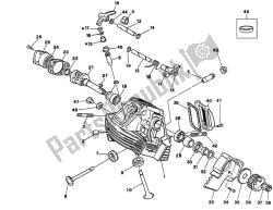 Vertical cylinder head