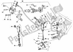 sistema de freno trasero f.m 001364