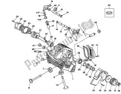 Vertical cylinder head