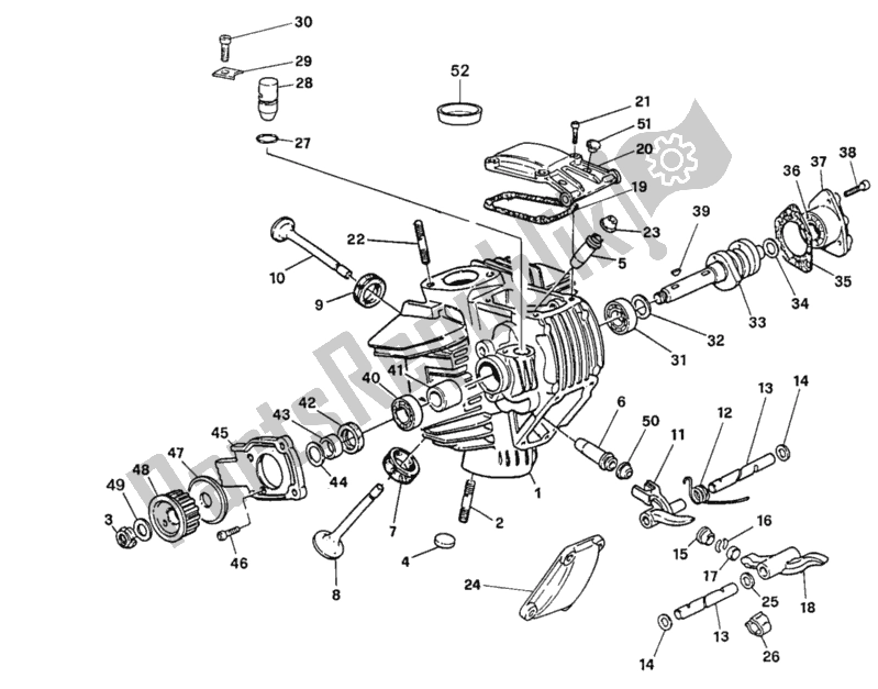 Todas las partes para Cabeza De Cilindro de Ducati Monster 750 1997