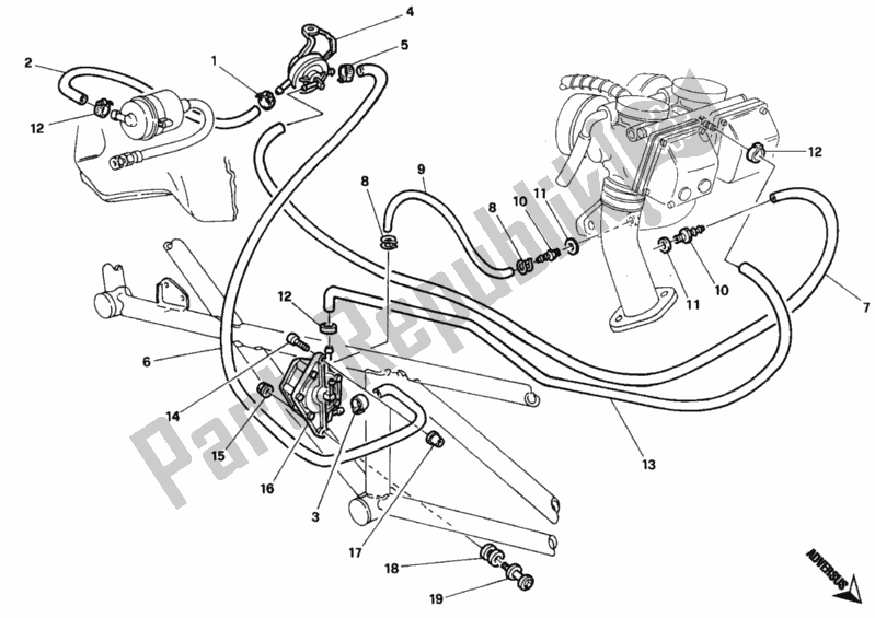 Tutte le parti per il Pompa Di Benzina del Ducati Monster 750 1997