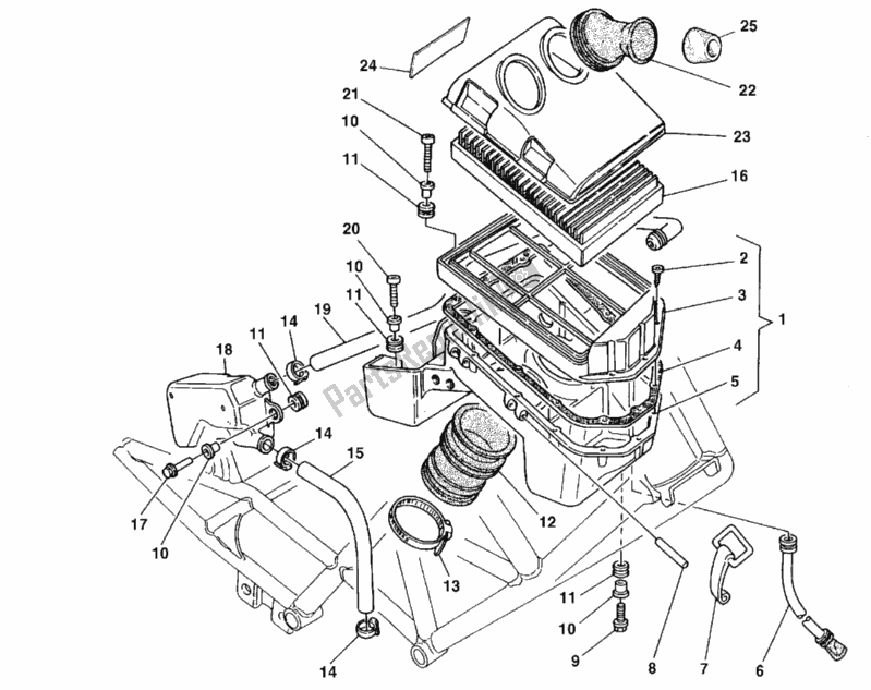 Todas las partes para Consumo de Ducati Monster 750 1999