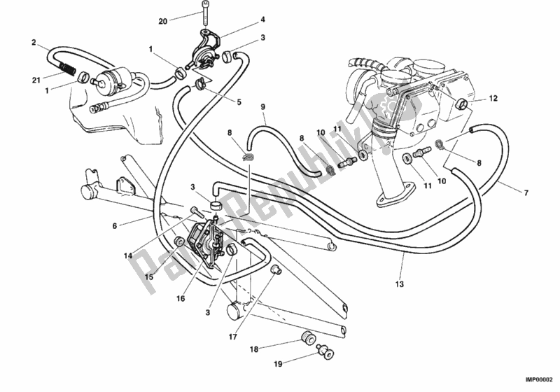 Todas las partes para Bomba De Combustible de Ducati Monster 750 2000