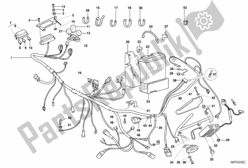 Todas las partes para Arnés De Cableado de Ducati Monster 750 2001