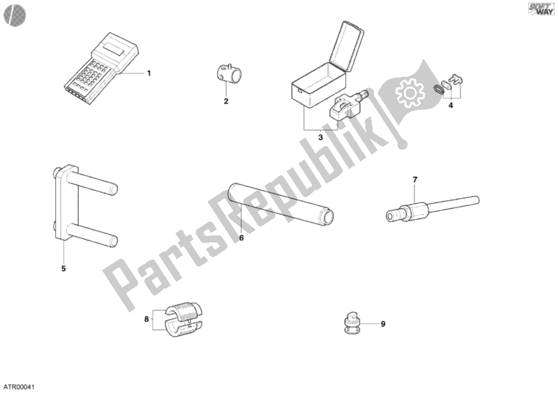 All parts for the Workshop Service Tools, Frame of the Ducati Monster 750 2002