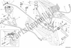 Rear brake system