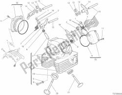 Vertical cylinder head