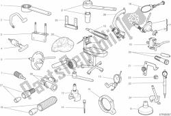 attrezzi di servizio dell'officina, motore