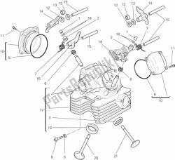 Vertical cylinder head