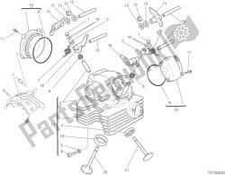 Vertical cylinder head