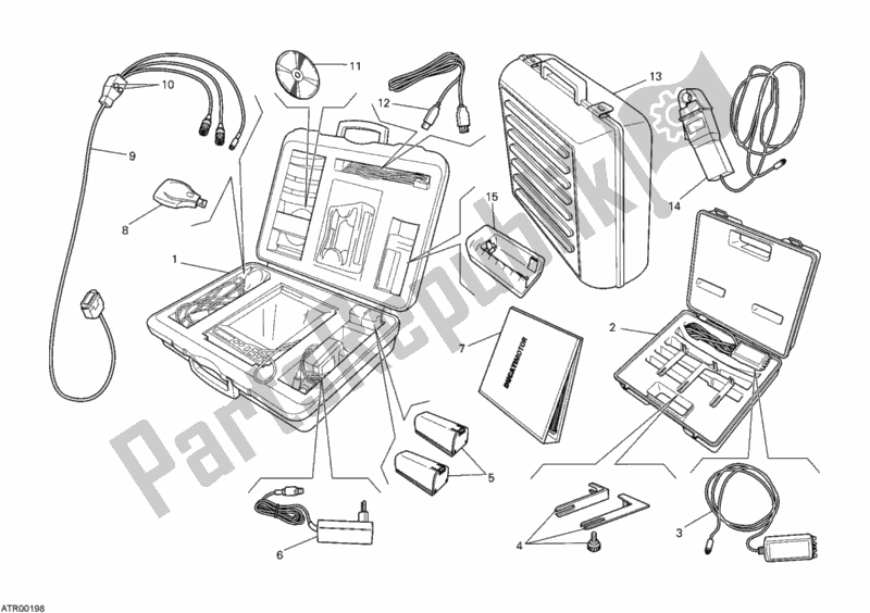 All parts for the Check Intrument Dds of the Ducati Monster 795 2012