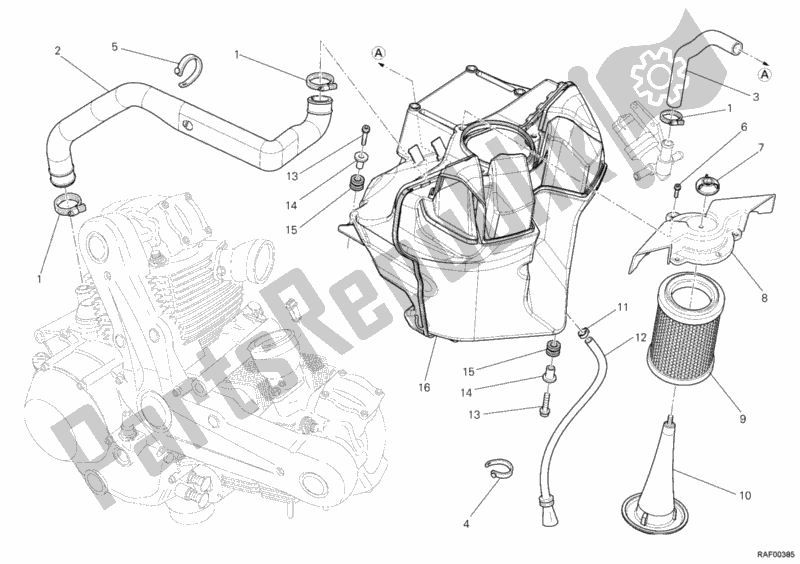 Todas as partes de Ingestão do Ducati Monster 795 2012