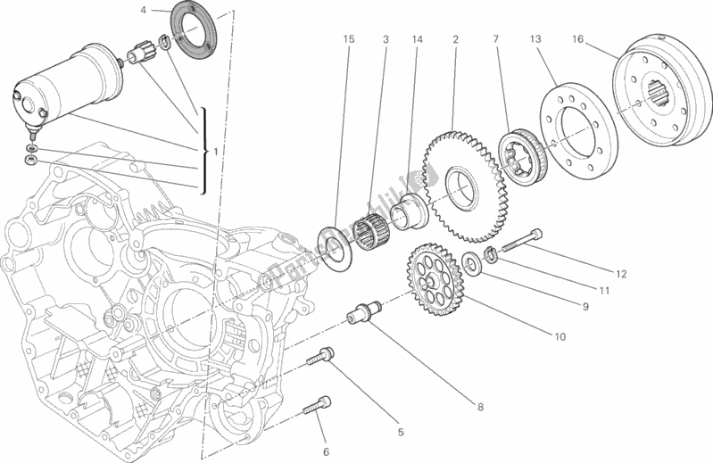 Tutte le parti per il Motore Di Avviamento del Ducati Monster 795 2013