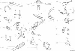 attrezzi di servizio dell'officina, motore