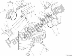 Vertical cylinder head