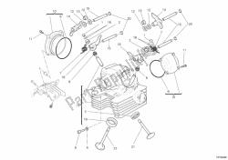 Vertical cylinder head