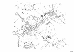 Horizontal cylinder head