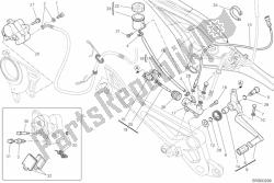 Rear brake system