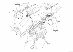 Vertical cylinder head