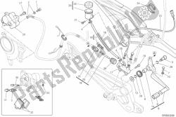 Rear brake system