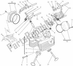 Vertical cylinder head