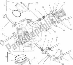 Horizontal cylinder head