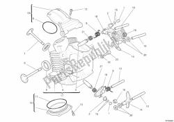 Horizontal cylinder head