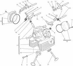 Vertical cylinder head