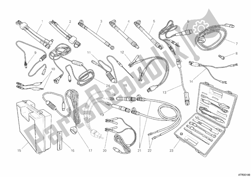 Todas las partes para Instrumento De Control De Presión de Ducati Hypermotard 796 2010