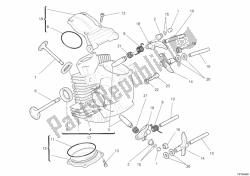 Horizontal cylinder head