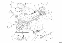 Horizontal cylinder head