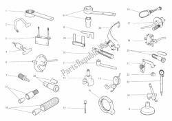 herramientas de servicio de taller, motor