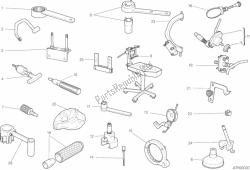 attrezzi di servizio dell'officina, motore