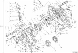 COMPLETE HALF-CRANKCASES PAIR