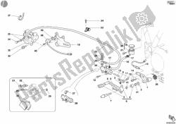 Rear brake system